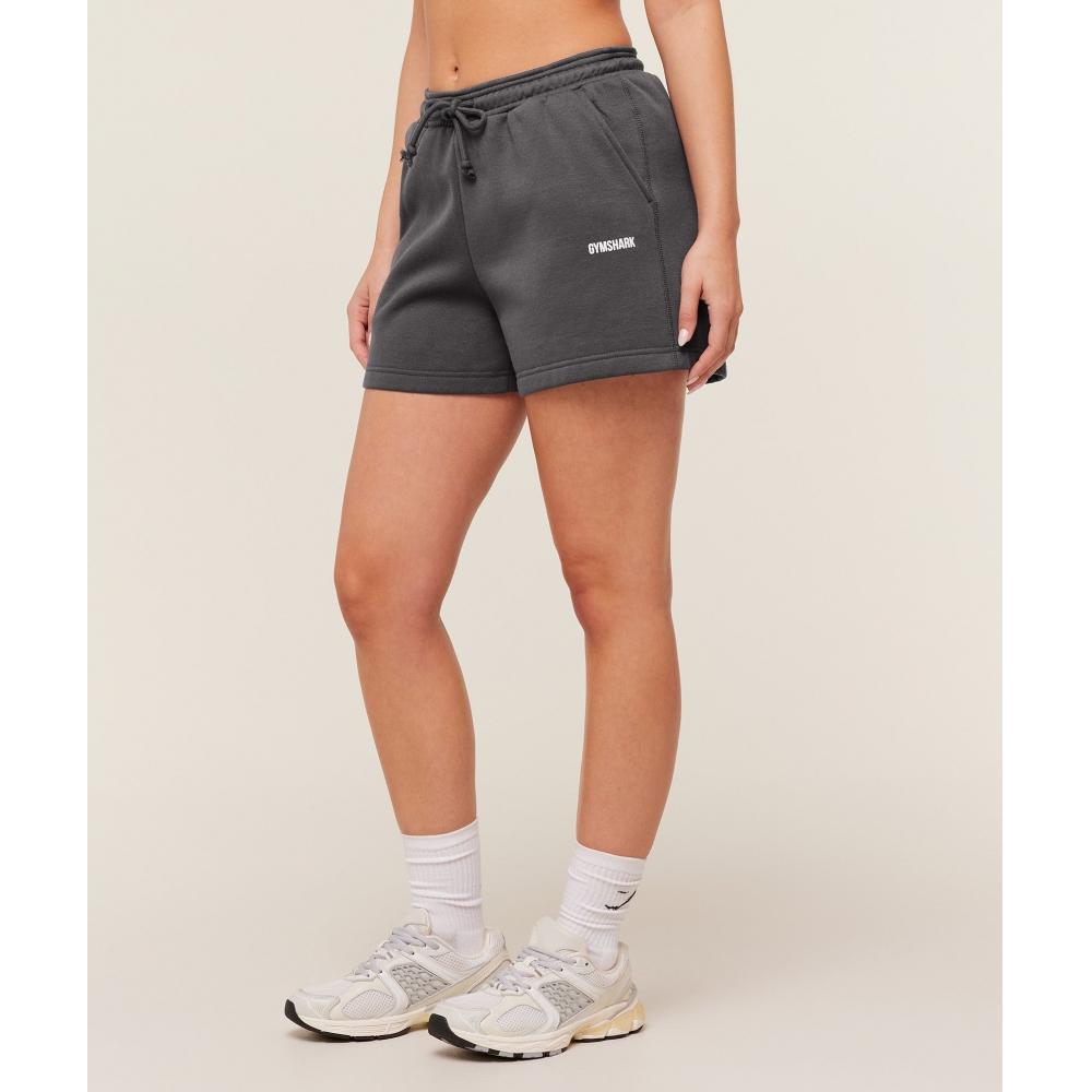 Gymshark Cosy Luxe Shorts Onyx Grey B6b3o Gb7n