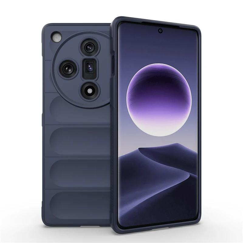 Pro OPPO Find X7 Ultra 5G Zadní kryt pouzdro Měkký silikon Proti pádu Nárazuvzdorný Telefon Funda Coque Pouzdra