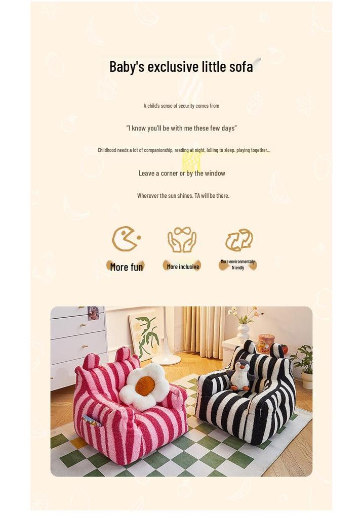 Infant Cozy Reading Sofa Chair for Boys