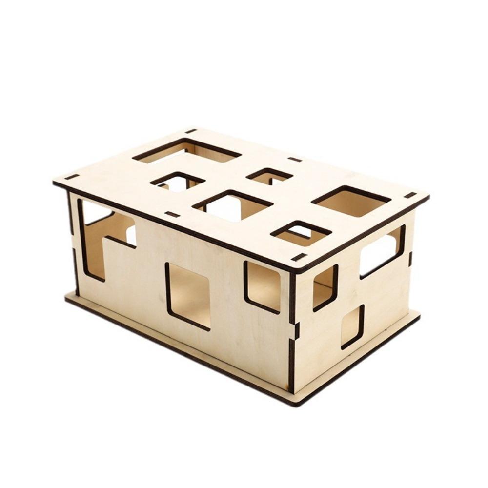 

Когтеточка Коробка Развивающая игрушка для кошек Многодырочный кошачий лабиринт Игрушка Пазл с угощением для котят для дома