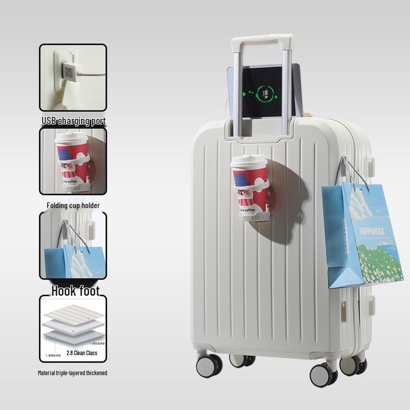 20-Inch Trolley Case: Custom Logo, Durable with Combination Lock, Ideal for Gifts and Prizes