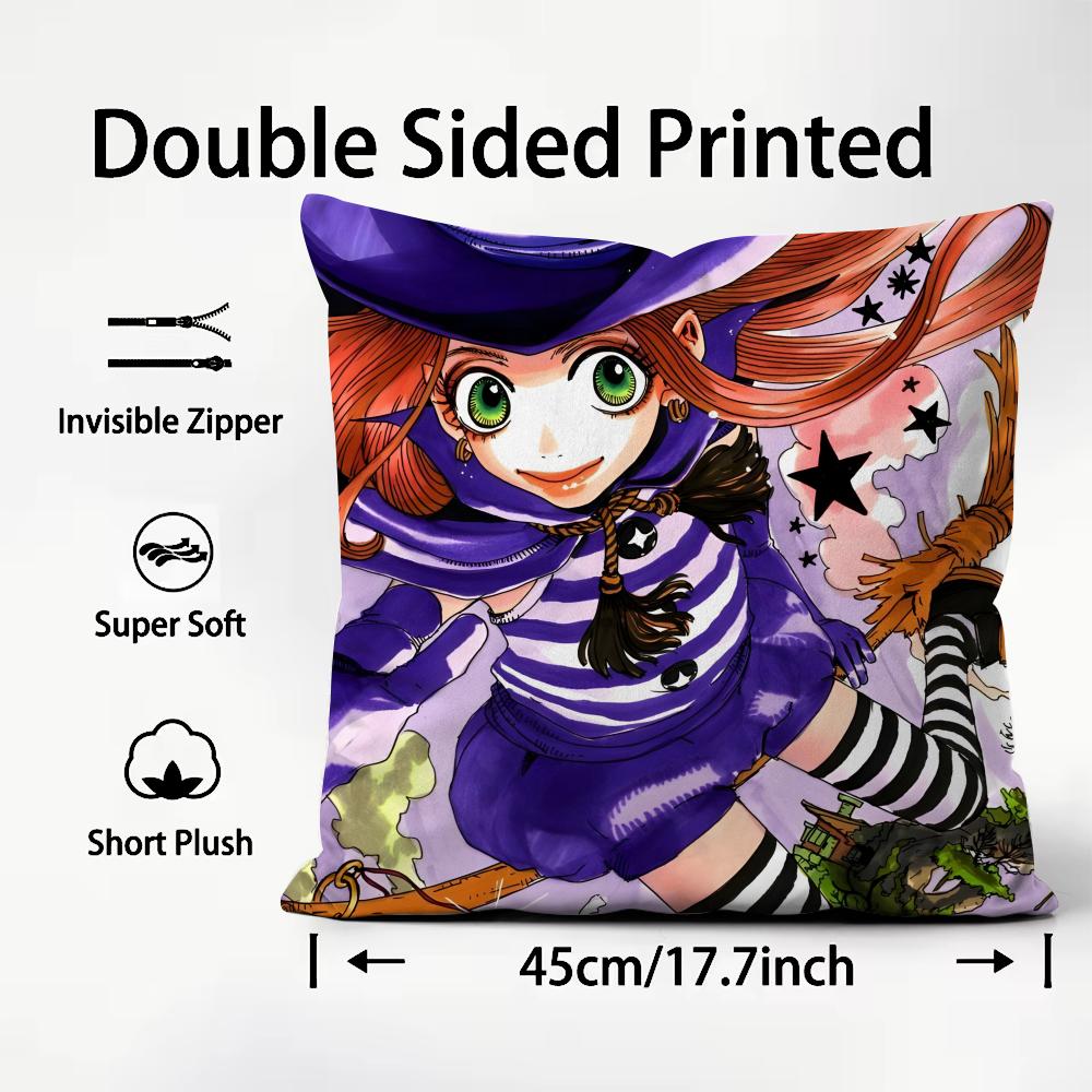 Anime Sugar Sugar Rune Bunter Kissenbezug Bequemer Wendekissenbezug Ideal für Auto Sofa Schlafzimmer & mehr