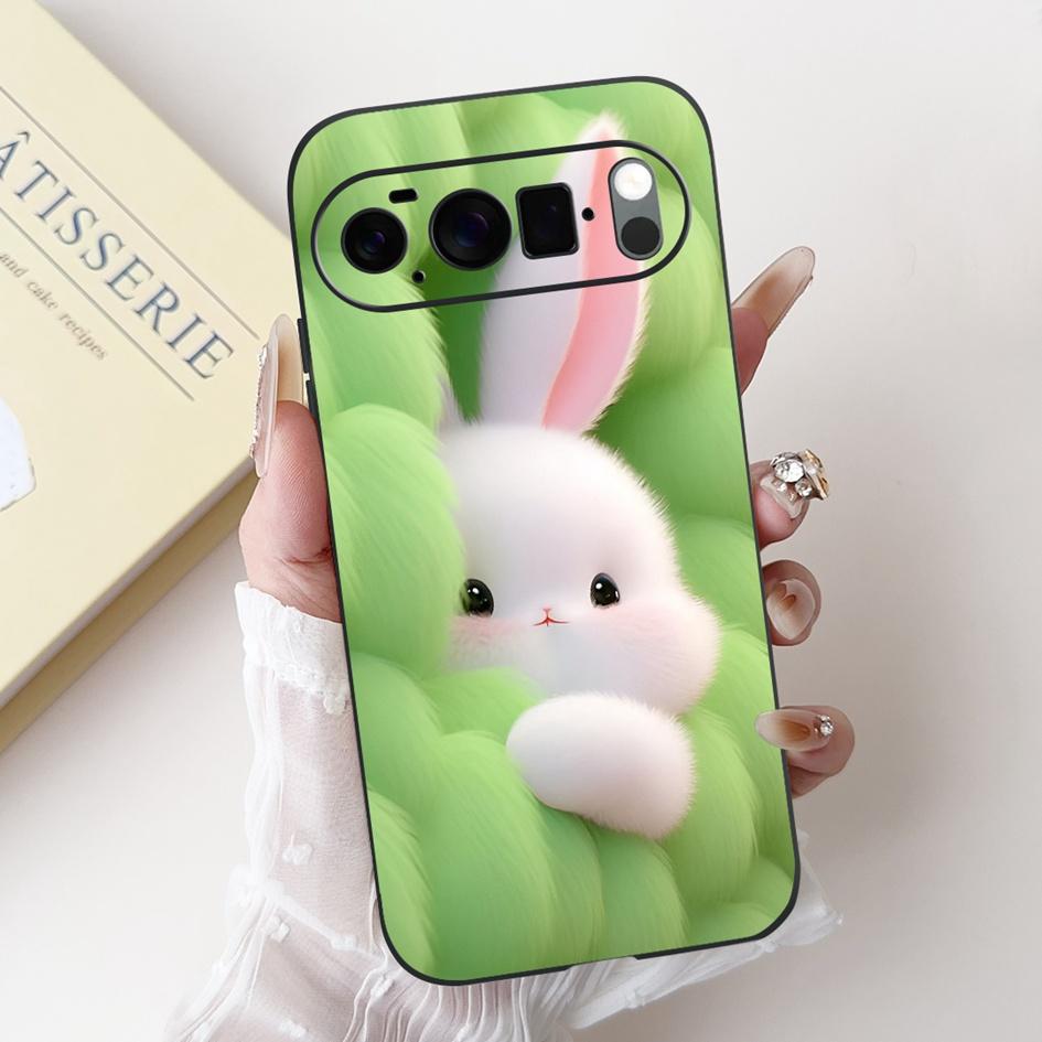 For Google Pixel 10 Case Pixel 10 Pro Cover Cute Rabbit Panda Cat Soft Silicone Matte Phone Cases For Google Pixel10 Pro XL Etui