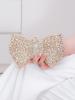 Luxury Rhinestone Bow Crystal Clutch Evening Bag