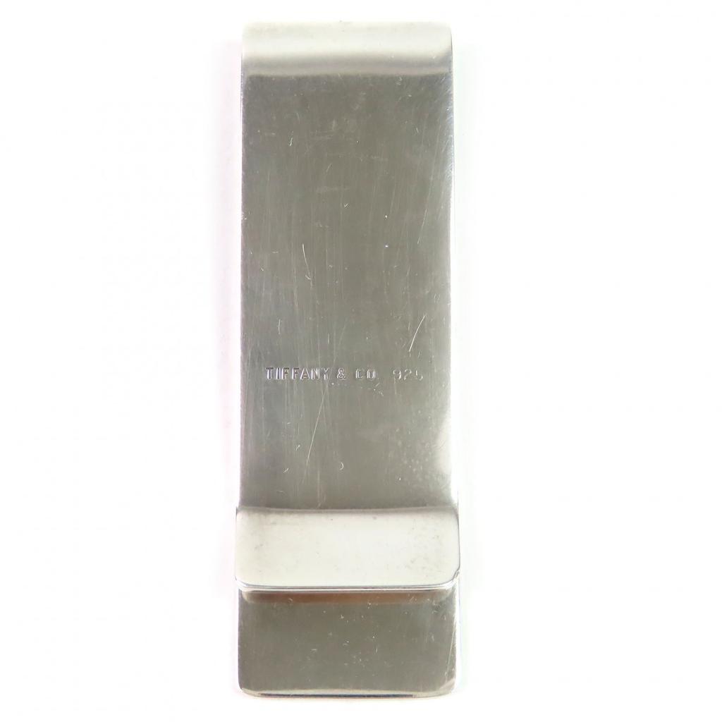 Very Good TIFFANY&Co. Money clip Logo engraved bill clip Silver SV925 mens Used
