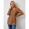 YYFS Women's Fashion Casual Fall Winter Solid Color Print Long Sleeve Sweaters