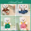 Salopette Mignonne avec Lettres Peluche Ours en Peluche Jouet Compagnon pour Enfants
