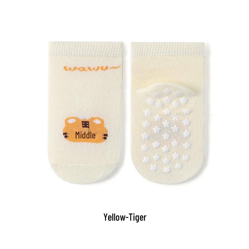 Breathable Non-Slip Baby Floor Socks for Spring/Summer - Infant Indoor Walking Cold Protection