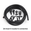 DIY All In One Car Wiper Washer Hose Set Wipers Spray Hose Fitting Car Windshield Washers Nozzle Washers Connection Hoses
