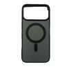 Magnetic Color-Blocking Skin-Feel Case for 17Pro Max iPhone 16 Series, Acrylic Finish