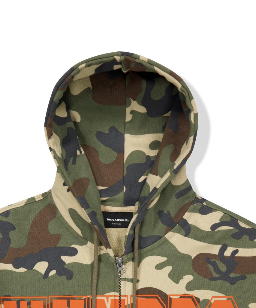 Wkndrs H.O.F Zipup Hoodie (Camo)