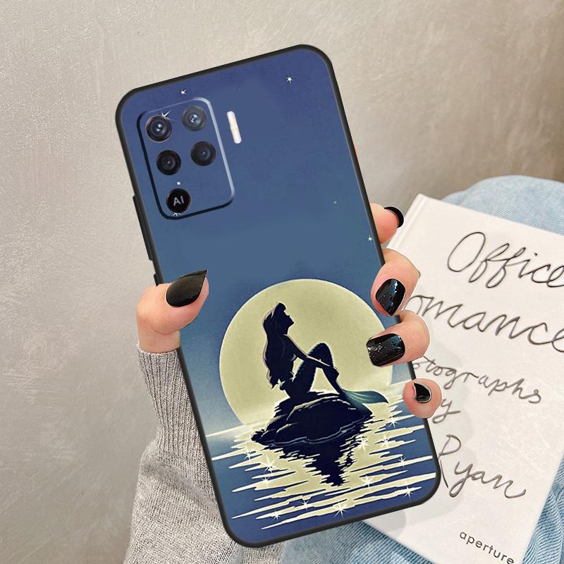 Mermaid Case For Oppo A40 A60 A80 A78 A38 A18 A98 A58 A96 A76 A16 A94 A74 A54 A15 A17 A57 A77 A5 Pro