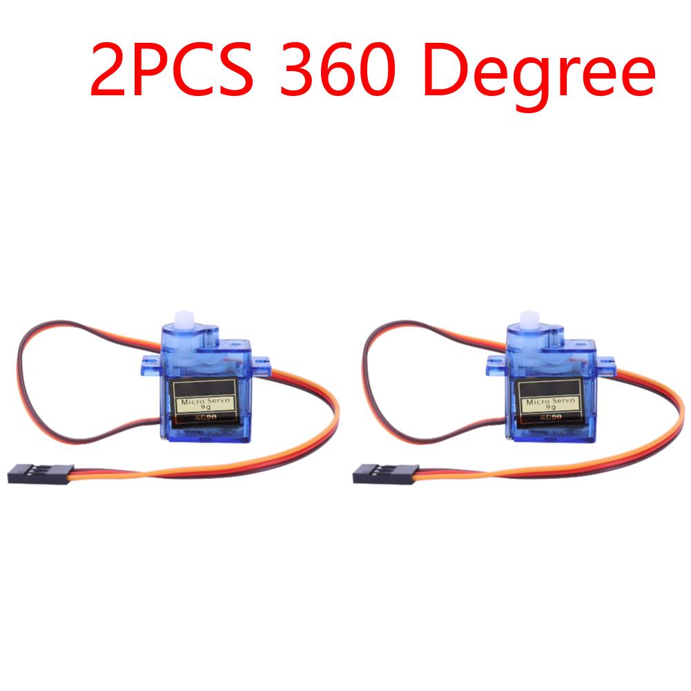 SG90 9G Micro Servo Motor Digital de Asa Fixa Micro Engrenagem Servo Motor 180/360 Graus para RC Helicóptero Aeronave Avião