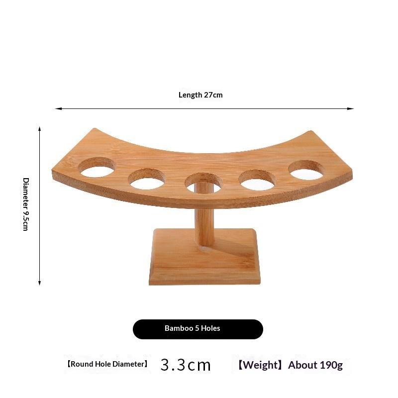 Wooden Bamboo Sushi Making Rack Multi Purpose Roll Holder Suitable For Sushi Ice Cream Bento Food Making Accessory