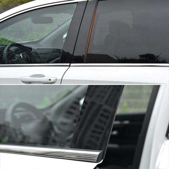 6 ks Černé B-sloupky Kryty Okenních Lišt pro Honda CRV CR-V 2012-2016