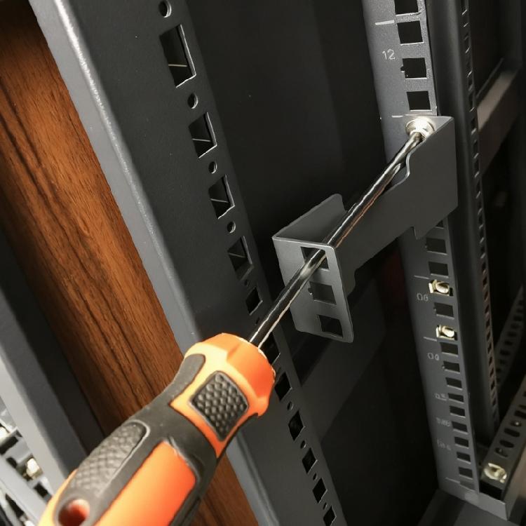 Carbon Steel Server Rack Adapter Set 10cm Depth Heavy Duty Construction High Load Support Extended Equipment Life