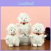 Creative Bell Sheep Plush Doll Keychain Cute Lamb Design Adorable Backpack Decoration