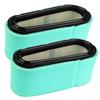 Lot of 2 Compatible Air Filters Briggs & Stratton 496894S – for Petrol Lawnmower
