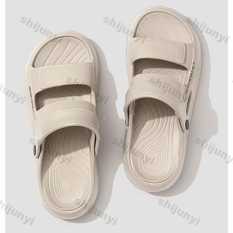 Fashion Men's Slippers Summer 2025 New Outdoor Non Slip Platform Sandals Lightweight Comfortable Casual Shoes Breathable Fashion Flats