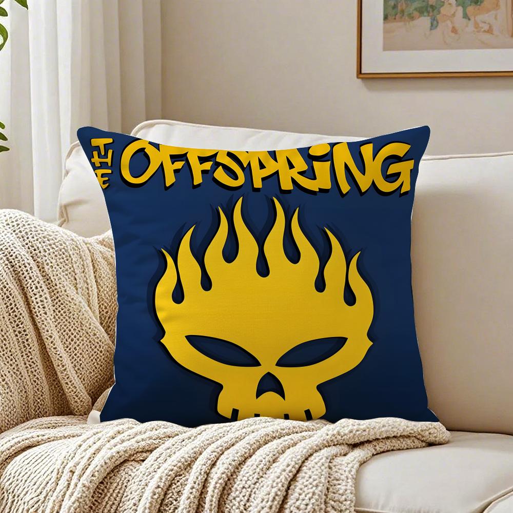 TThe Offspring Cushion Cover Pillowcase Antidustmite Living Room Sofa Decor Cushion Room