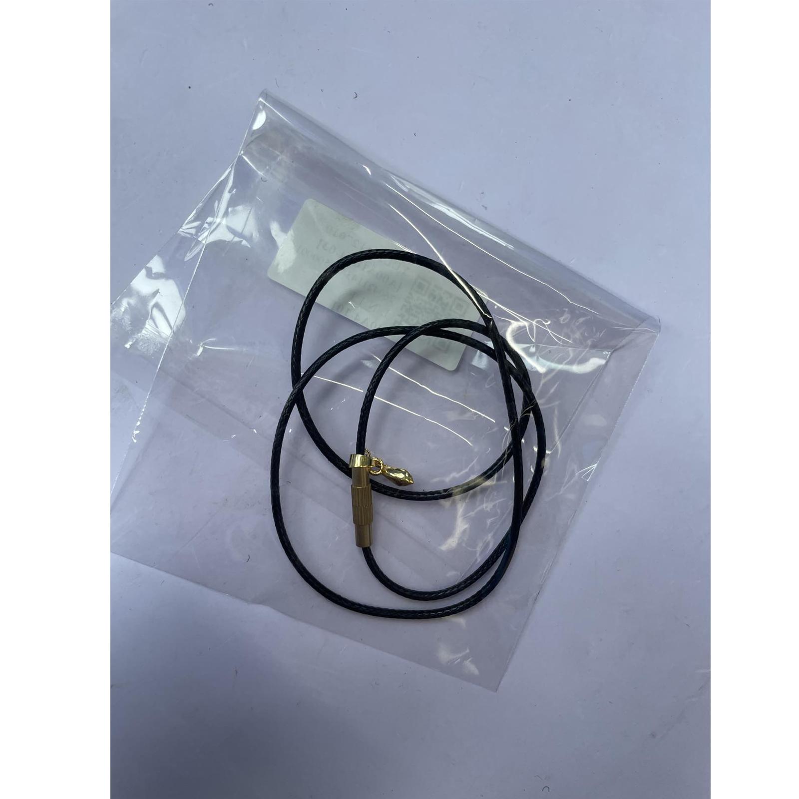 Adjustable Pendant Cord Necklace String Waxed Rope for Hanging Jade Amulet Pendant Jewelry Accessory Suitable for Men and Women one size