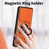 KEYSION Magnetic Phone Case for TECNO Pova 6 6 Pro 5G Slide Camera Lens Protection Upright Kickstand Ring Shockproof Back Cover