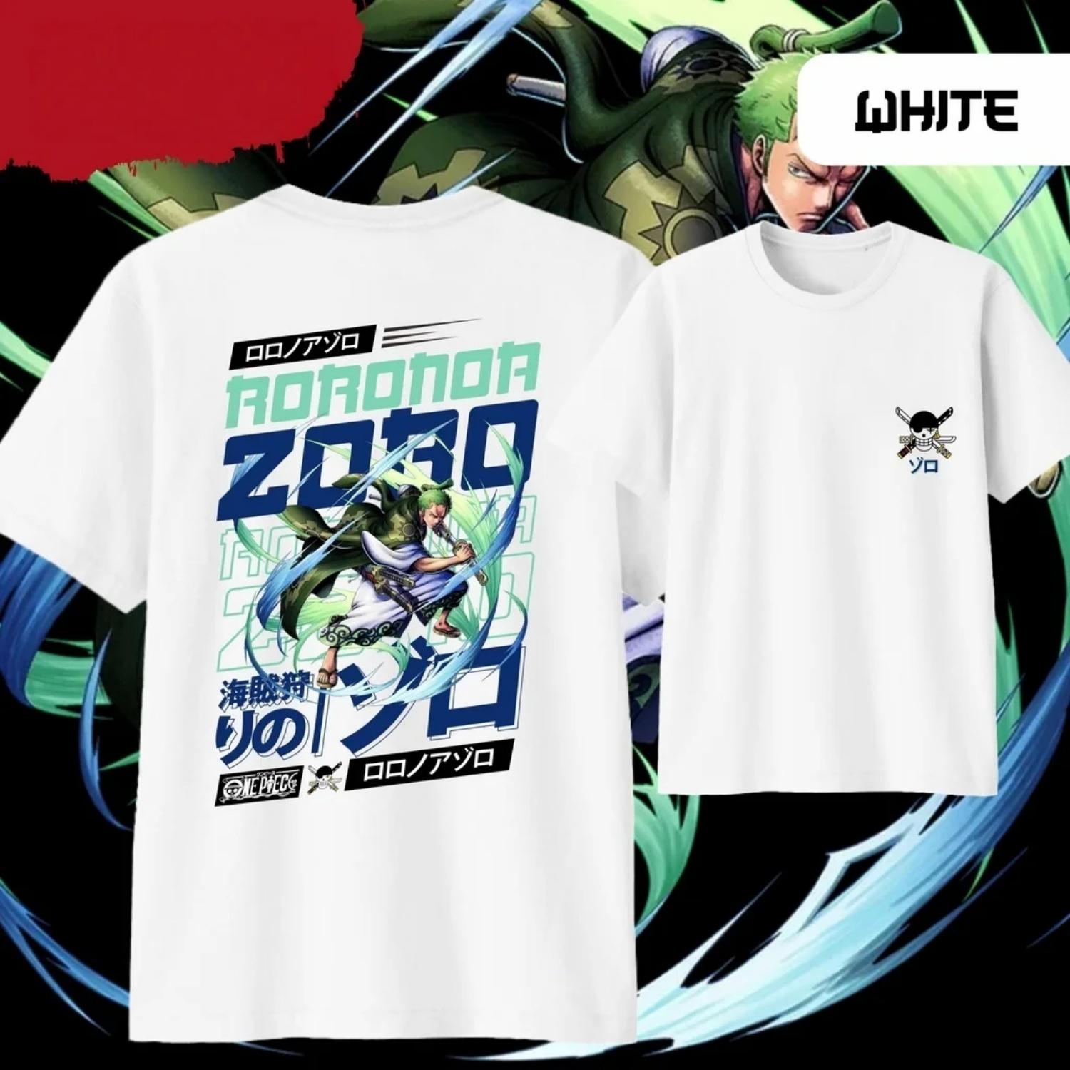 

2026 Fashion ONE PIECE Anime Roronoa Zoro Y2k Graphic Summer TShirt Men Women High Quality Japanese Cartoon Comfort Soft Clothes S