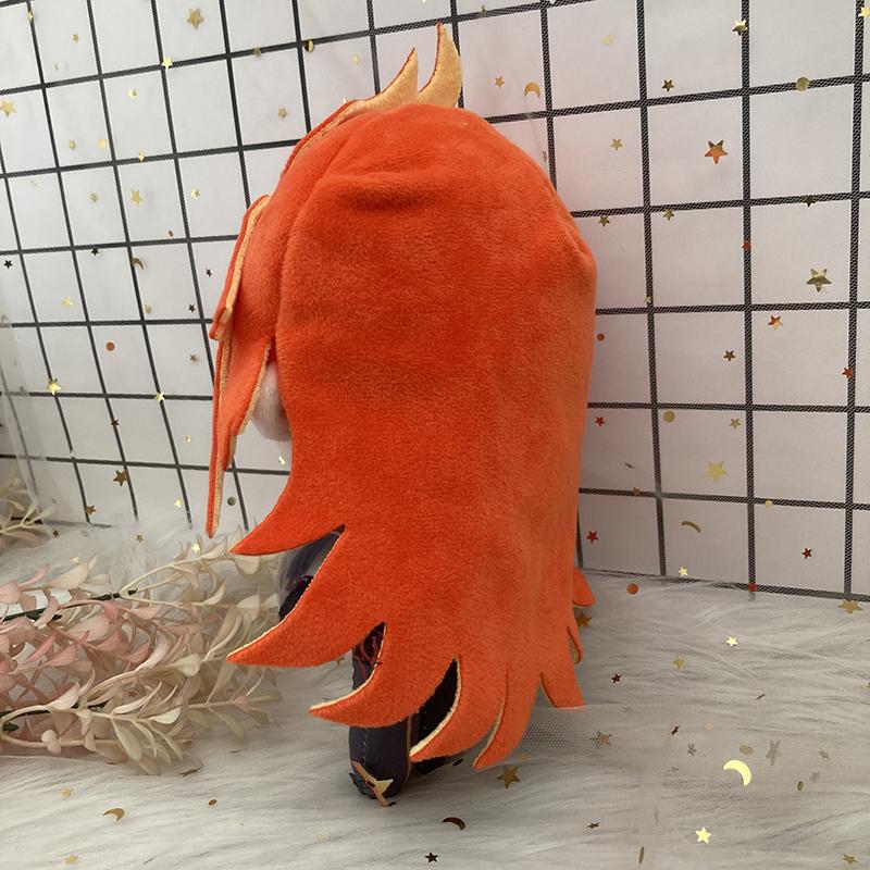 20cm Genshin Impact Pyro-Archon Mavuika Plüschtier Kissen Cosplay Cartoon Requisiten Zubehör Erwachsene Kinder Weihnachtsgeschenke