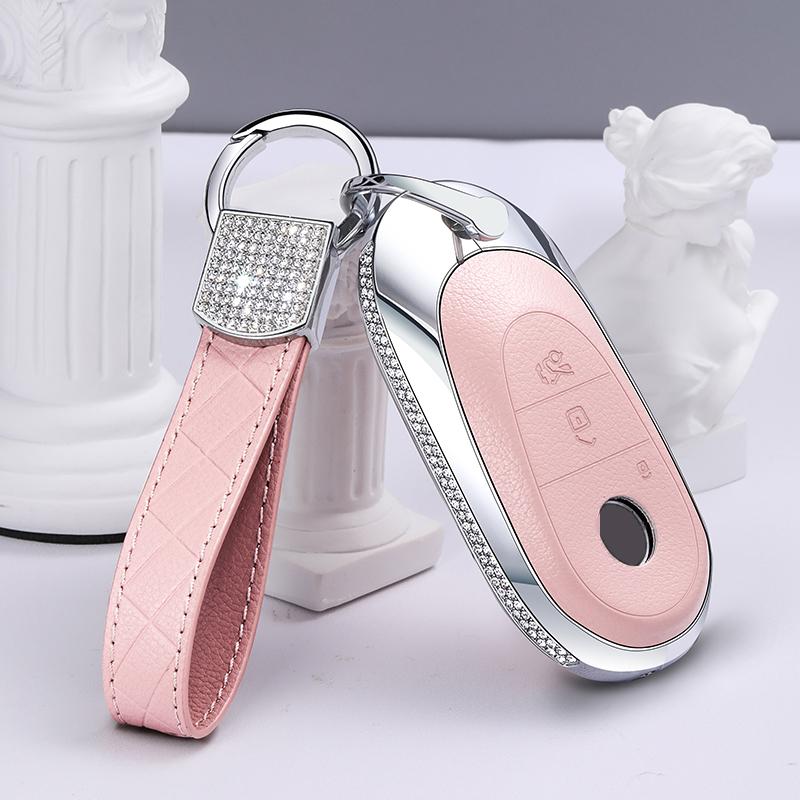 Luxury Diamond Car Remote Key Fob Case Key Cover For Mercedes Benz  C Class S Class W223 S350 S400 S450 S500 C200 C260