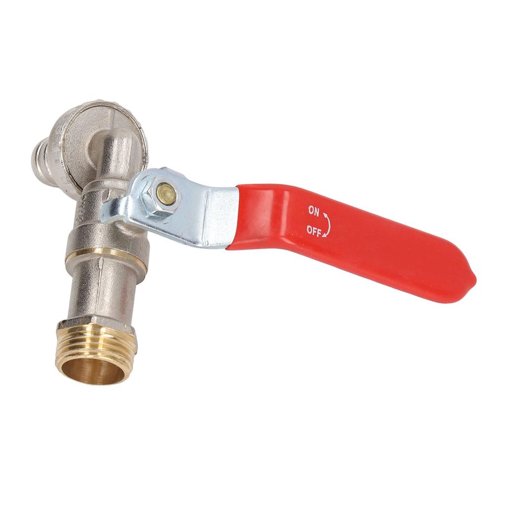 Spülen-Schlauchadapter Ersatz Messing Wasserventil für Haushaltsgebrauch 12in Ausgang 34in Eingang