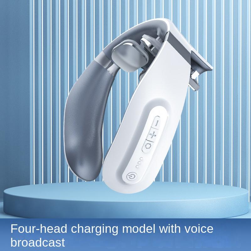 Vertebra Massager Fashion Hot Compress Shoulder and Neck Relaxation Neck Protector Multifunctional Home Intelligent Cervical Vertebra Massager