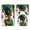 African Women'S Bathroom Floor Mat Three-Piece Bathroom Carpet Toilet Mat Set Doormat Bathroom Non-Slip Mat