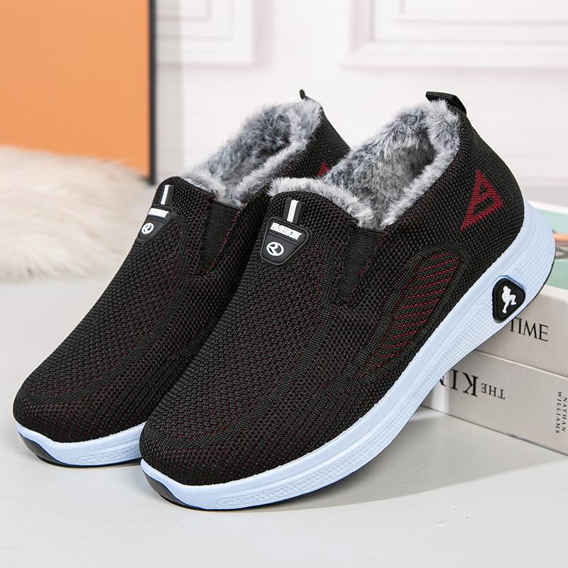 Winter Snow Boots for Women Non-Slip Faux Fur Lining Walking Loafers Shoes Comfort Short Ankle Booties Women's Casual Warm Running Workout Sneakers