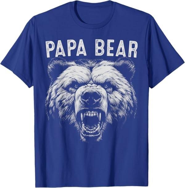 Papa Bear Best Idea Fathers Day Funny Bear Gifts for Men Dad T-Shirt S разноцветный