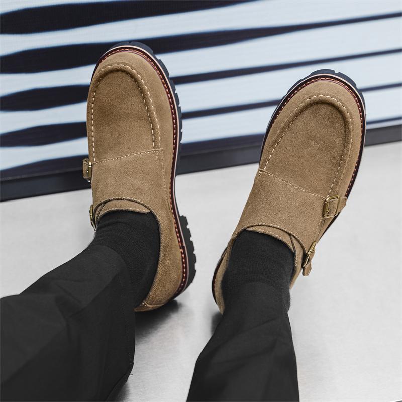 Fashion Retro Thick soled Men's Shoes Minimalist British style Office and Daily work Outdoor casual fashiona street shoes quality luxury