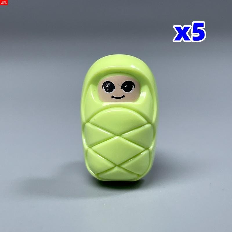 MOC Bausteine Baby Kinderwagen Kinderwagen Flaschenhalter Bildungsbausteine Kinder Mädchen Spielzeug Geschenk