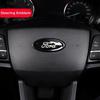 AAAMV1 For Ford Edge Escape ST Explorer Territory Equator Mondeo Focus Escort Steering Wheel Center Emblem Badge Interior Decal Trim