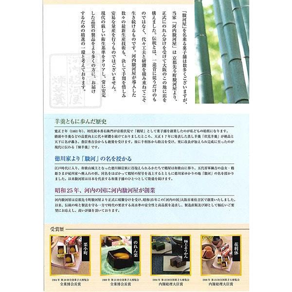 Kawachi Surugaya Mini Yokan (Japanese Sweet Bean Jelly) 1pc. Wagashi