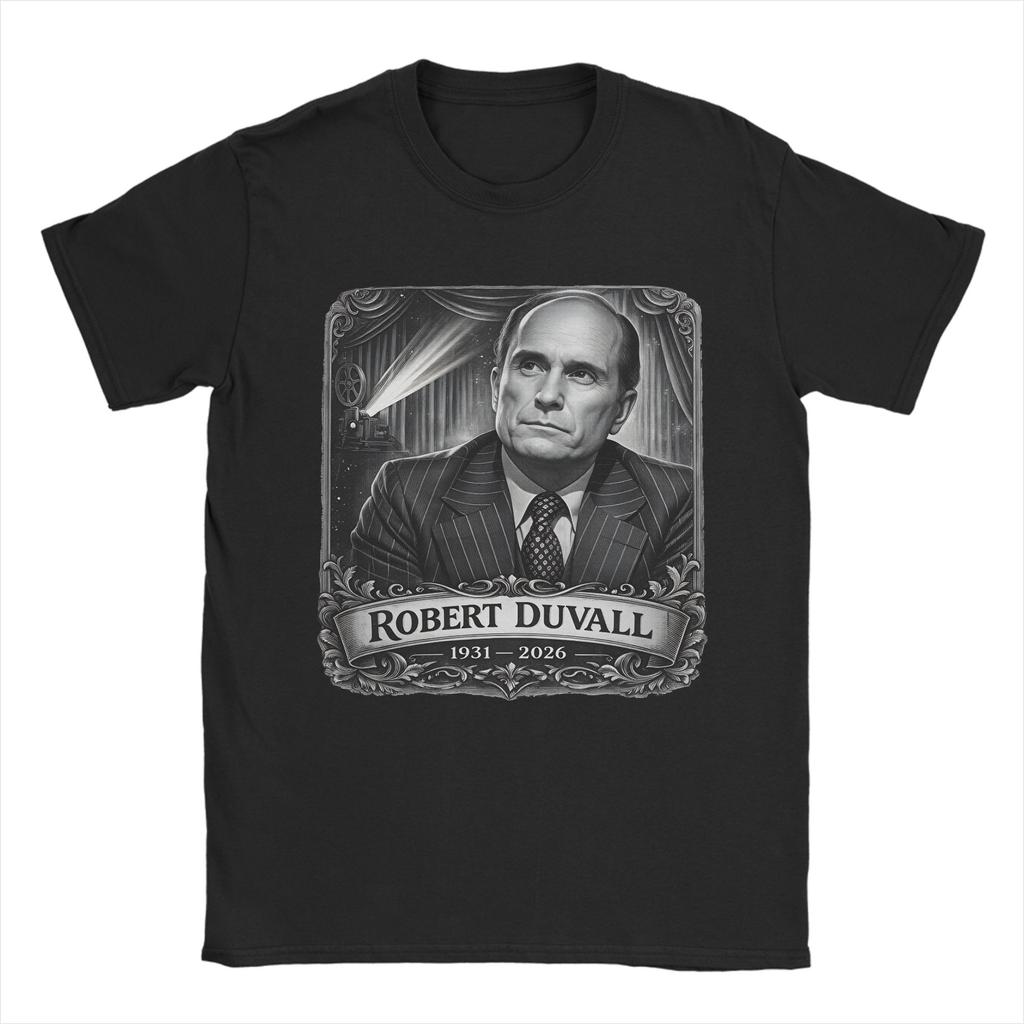 Robert Duvall TShirt Summer  Harajuku TShirts Mens  Cotton Breathable Oversized Clothing ShortSleeve Vintage Tops
