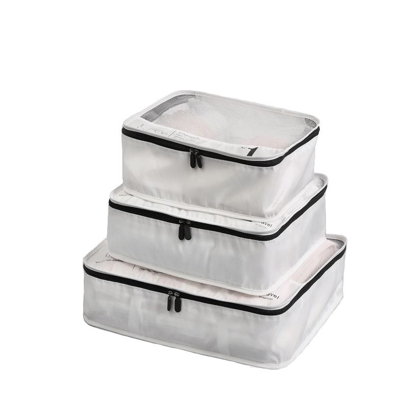 

Portable Travel Organizer Set: 3-Piece Bra and Underwear Storage Bags No. 1 (32*23*12CM) белый