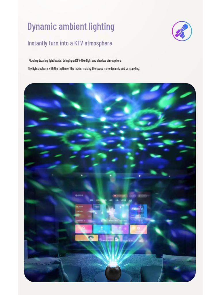 Boxă și Microfon Portabile Bluetooth All-in-One Z1 cu Lumină LED