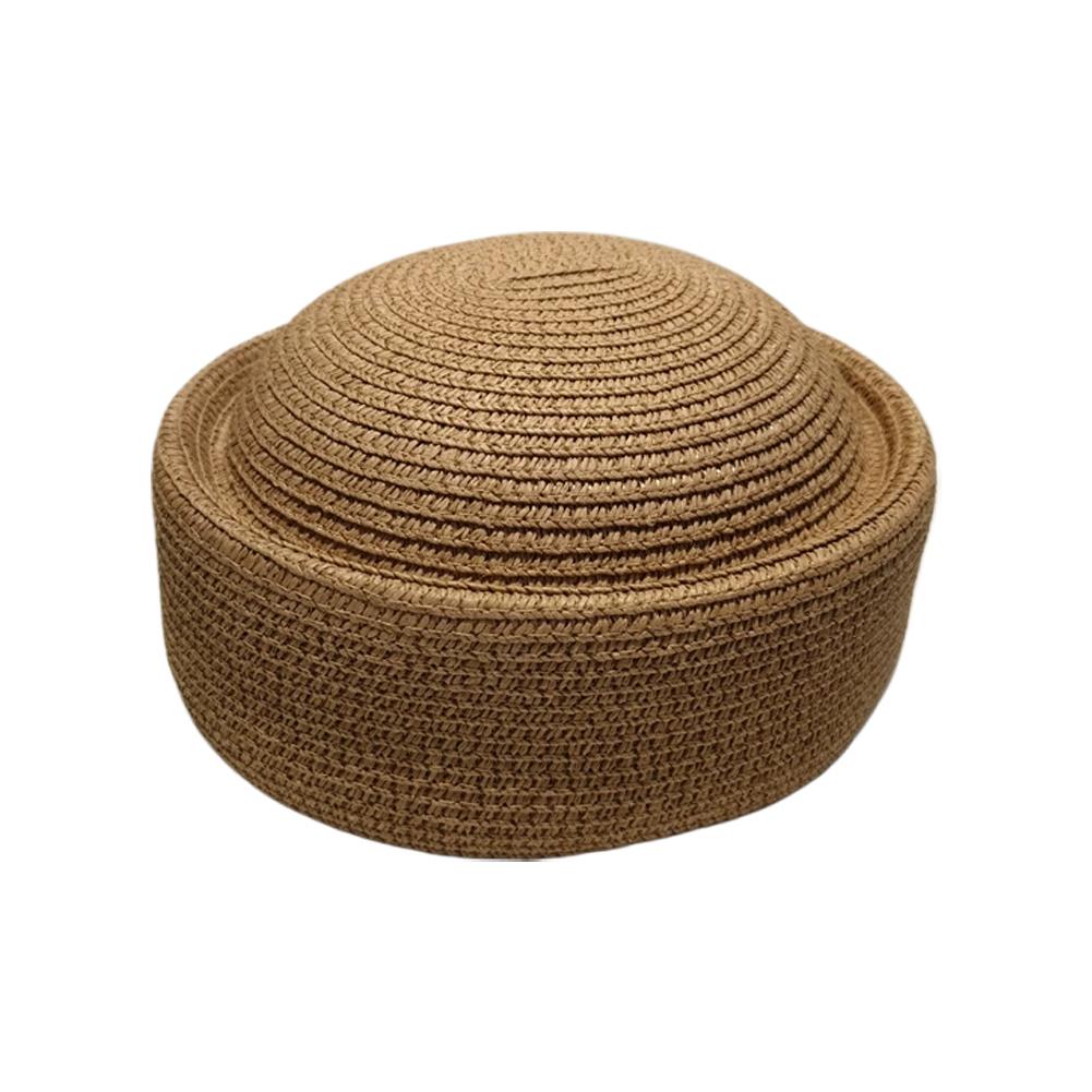 Straw Pillbox Hat Women s Hat New Summer Japanese Retro Artistic Painter Berets Pillbox Hat Women Fashion Accessories
