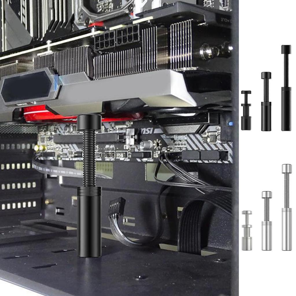 Graphics Card GPU Holder Vertical Rotating Stand Bracket Aluminum GPU Video Card Holder Support for Firm and Reliable Stand