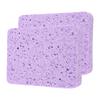 2Pcs Painting Sponge Rectangle Absorbent Sponge Set with Storage Box for Crafting Clning
