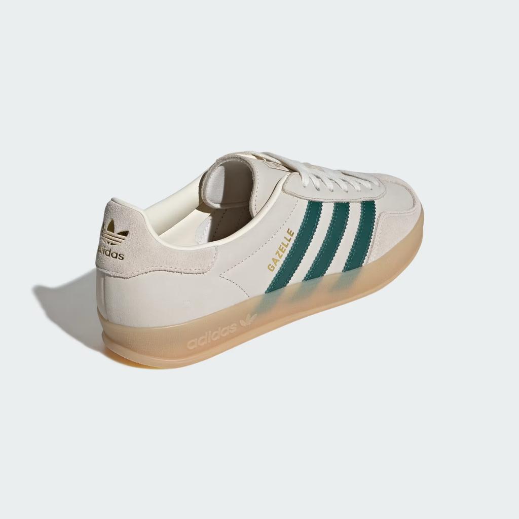 IH9675 Adidas Gazelle Indoor Cream White Collegiate Green (Men's)