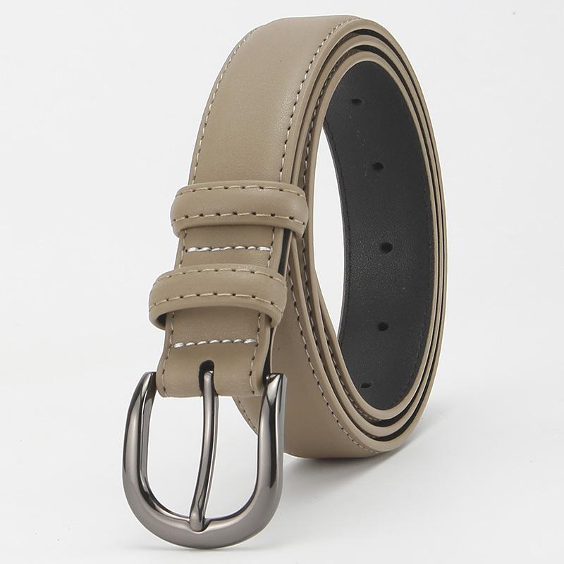 

Женский ремень из натуральной кожи, ремень из коровьей кожи, женский универсальный декоративный ремень, деловой, повседневный, простой, модный ремень