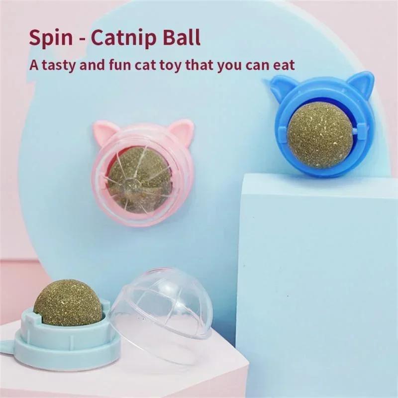 Animal Supplies Catnip Ball Cat Toy Self-exuberant Teething Catticker Stick The Wall Lick Lick Roca Ready-to-eat Baby Cat Tools