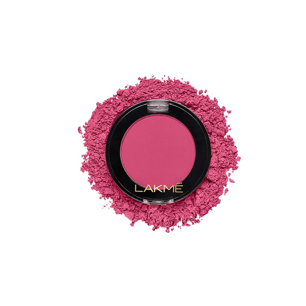 Lakme Face It Blush Flushed Pink 4gm Lightweight Blendable Buildable Rich Color Makeup Glow