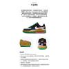 Nike Air Force 1 LV8 2 EasyOn Résistant à l'abrasion Basse Top Chaussures de Skateboard Noir Bleu Enfant FN0410-001