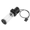 Acrylic Computer DIY Water Cooling Tank Cylinder Reservoir 19W Pump G1 4